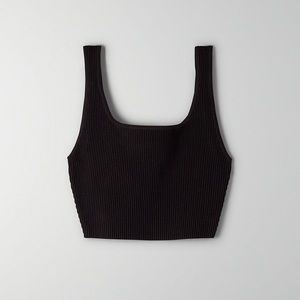 NWOT Aritzia Babaton Arjun/Sculpt Knit Squareneck Tank (Cropped)